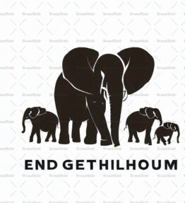 Herde afrikanischer Elefanten